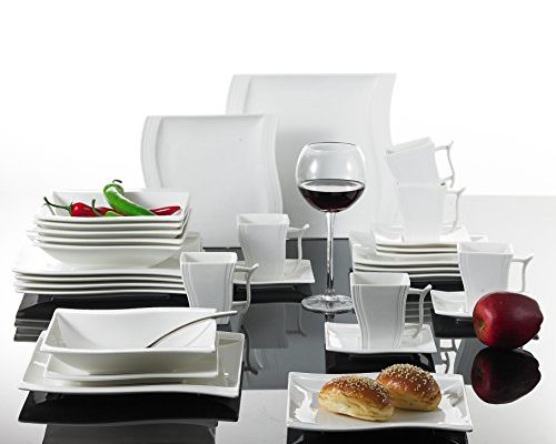 Shopping - Ratgeber malacasa-serie-flora-tafelservice-30-teilig-kombiservice-weiss-porzellan-500x400 Geschirr Sets für Ihre Küchenausstattung  