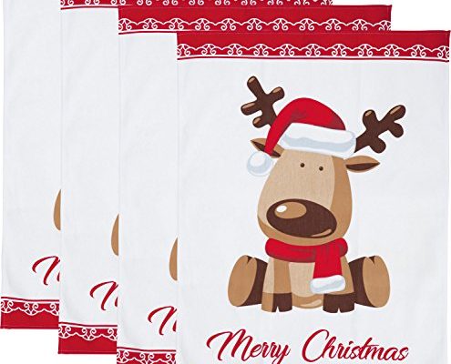 Shopping - Ratgeber erwin-mller-geschirrtuch-4er-pack-mit-druckmotiv-baumwolle-elch-merry-495x400 Kleine Geschenkideen zu Weihnachten  