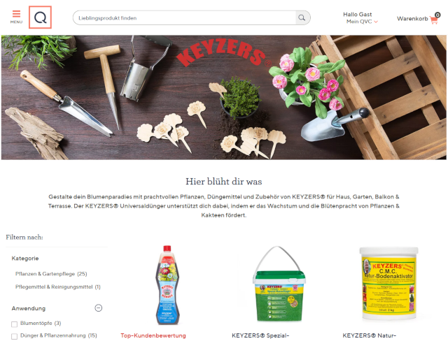 Shopping - Ratgeber keyzers-produkte-bei-qvc-650 Keyzers Pflanzen bei QVC oder im Online Shop kaufen  